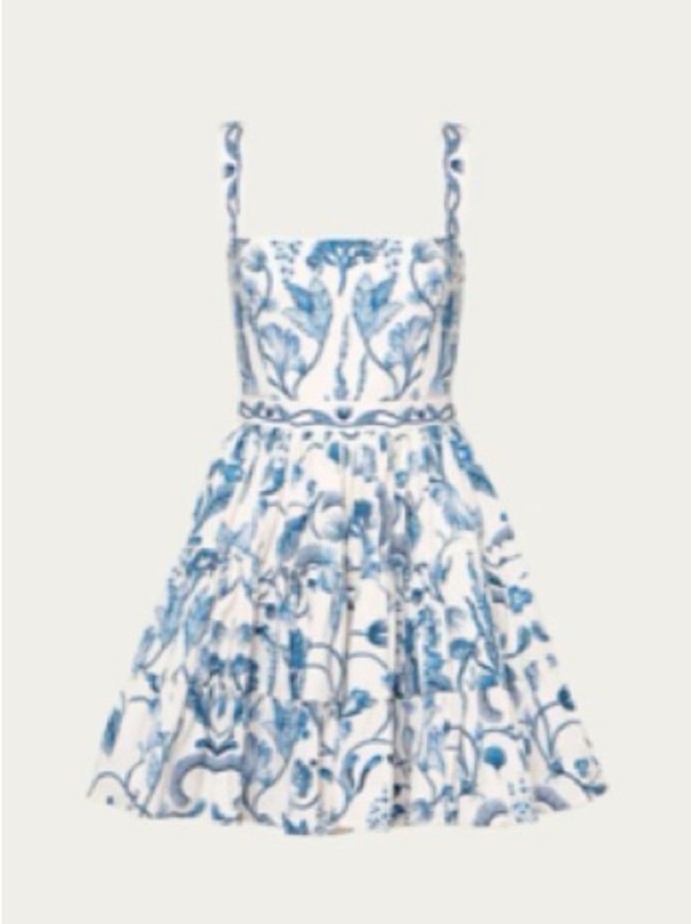agua by agua bendita lim fit and flare dress